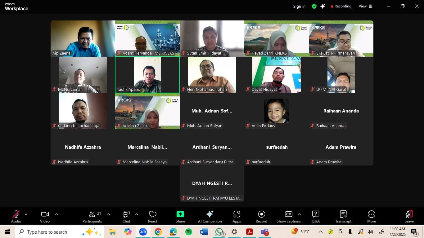 Jajaki Kerjasama dengan KNEKS, FEBI IAI Persis Garut Siap Tingkatan Performa