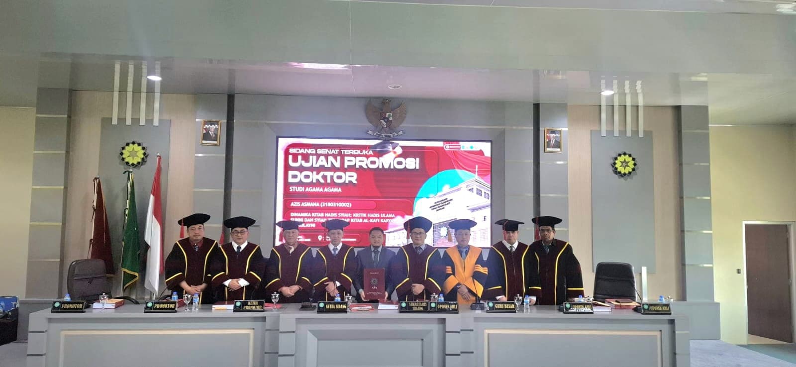 Riset Kitab Hadis Syi'ah Antarkan Azis Asmana Ketua Prodi Ilmu Hadis IAI Persis Garut Raih Gelar Doktor Bidang Studi Agama-Agama