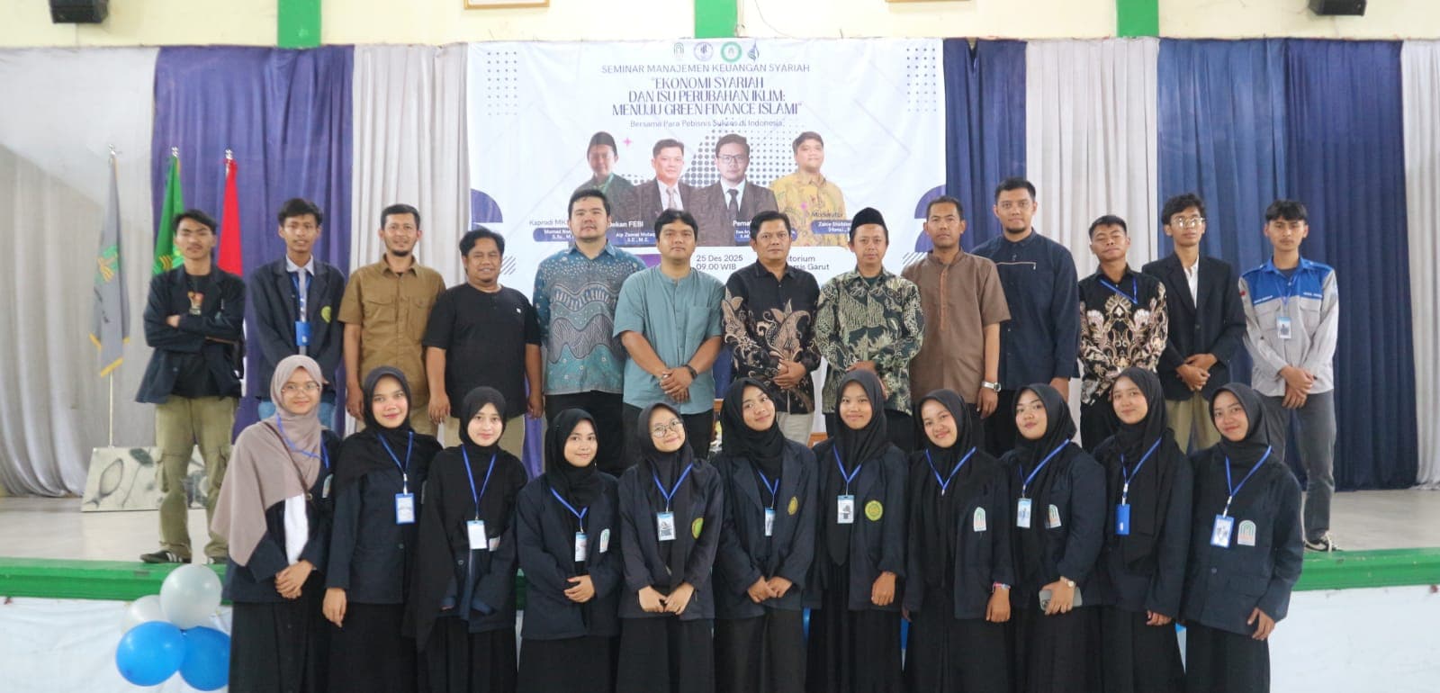 Bertema Isu Iklim dan Green Finance Islami, HM-PS MKS IAI Persis Garut Gelar Seminar Manajemen Keuangan Syariah