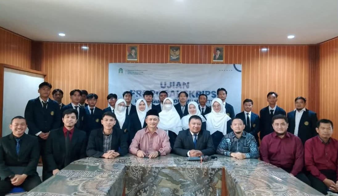 Ujian Proposal Skripsi Program Studi Ilmu Hadits IAI Persis Garut Sukses Digelar